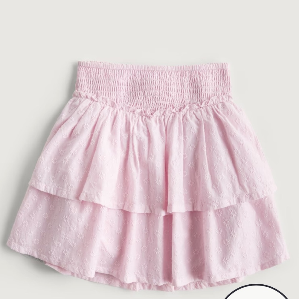 Pink ruffle skirt NWT